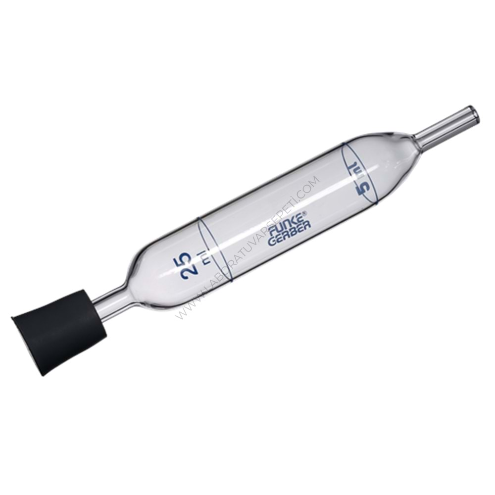 Homojenizasyon pipeti with a mark at 5 ml 25 ml