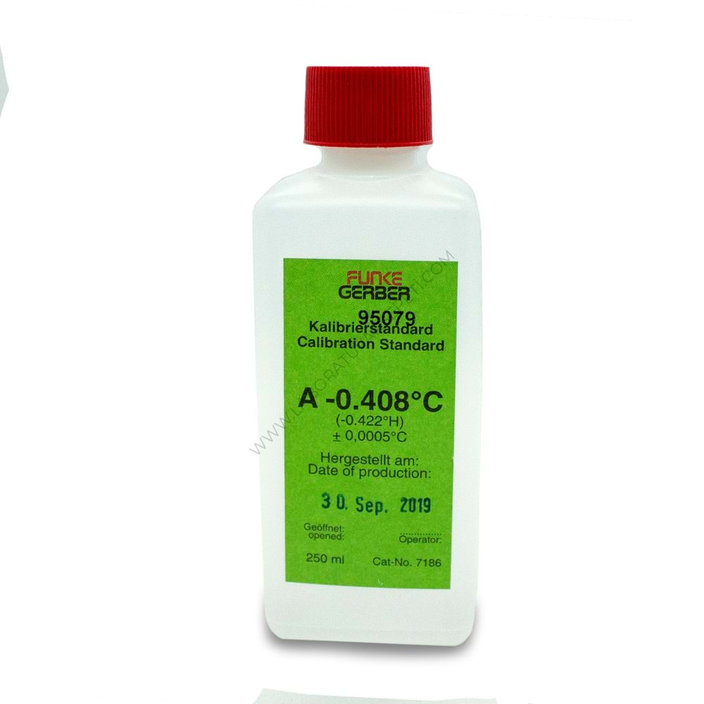 Kalibrasyon standardı A (-0.408°) -250 ml - Cryostar için