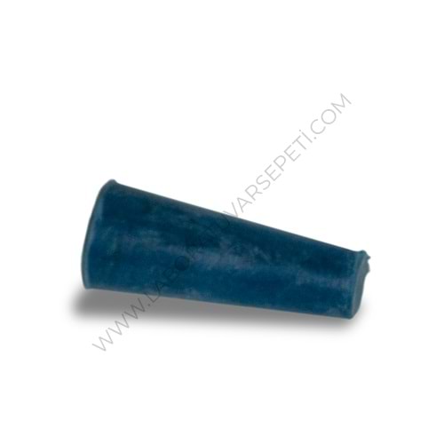 Mavi konik tıpa-11x16x43 mm (bütirometre için) - 1 adet